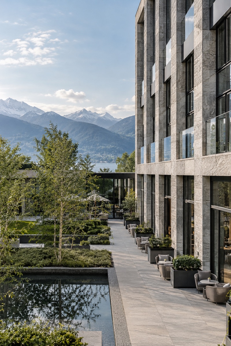 Contemporary Swiss hospitality property